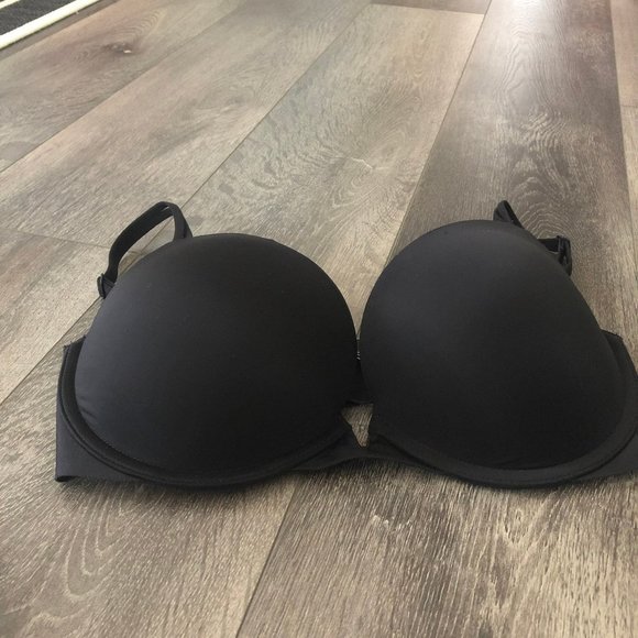 Victorias Secret VS Black Push Up Bra 32DD - Picture 4 of 12